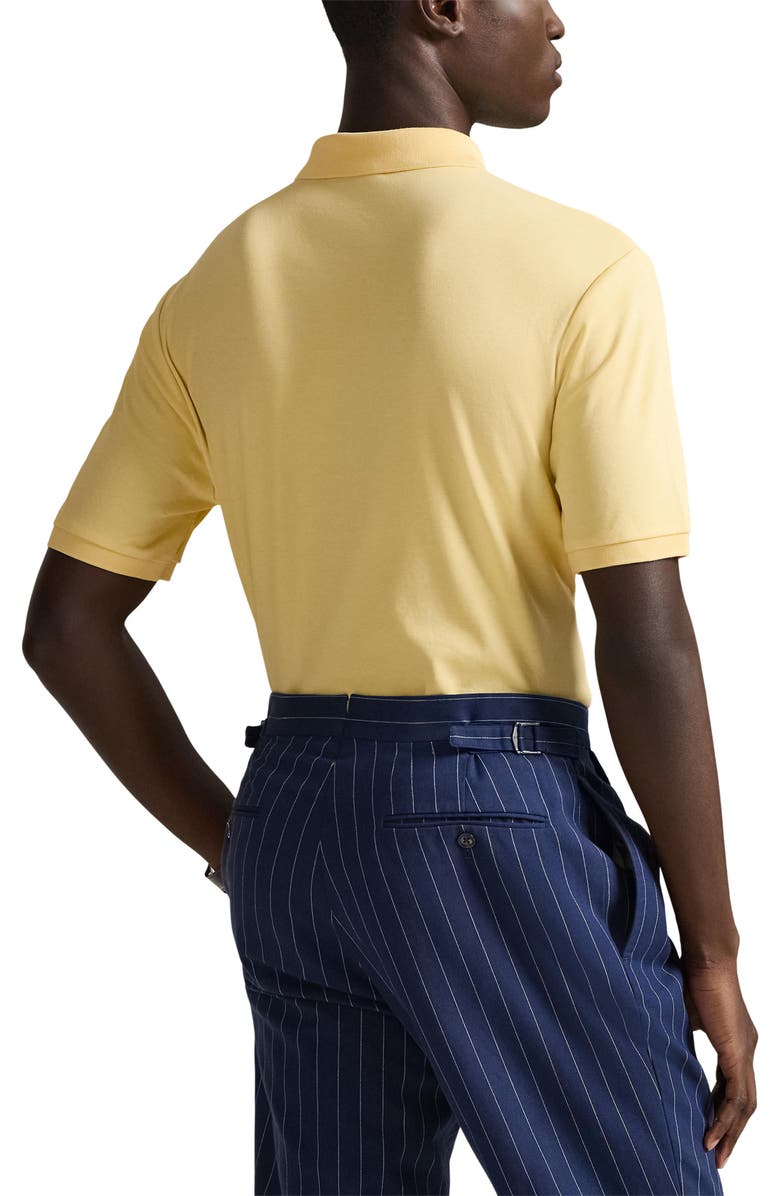 Polo Ralph Lauren Classic Fit Solid Cotton Polo, Alternate, color, Wicket Yellow