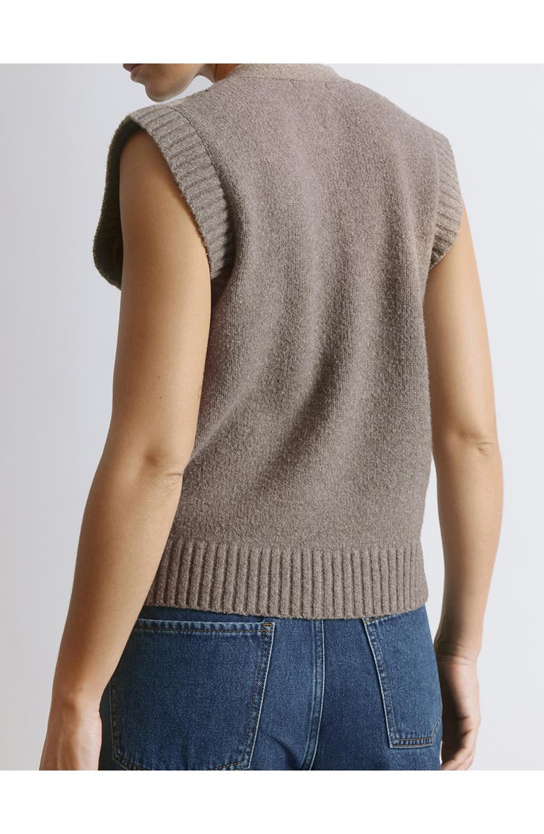 Albaray Argyle V-Neck Tank Top, Alternate, color, Brown