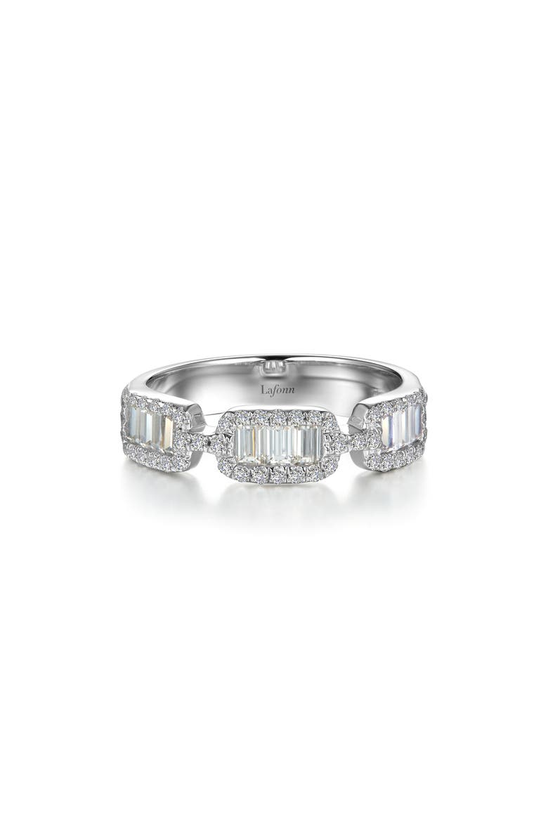 Lafonn Half-Eternity Baguette Ring, Main, color,