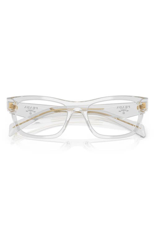 Prada Pr B01v 12r1o1 Trasparente Grigio Glasses In Transparent