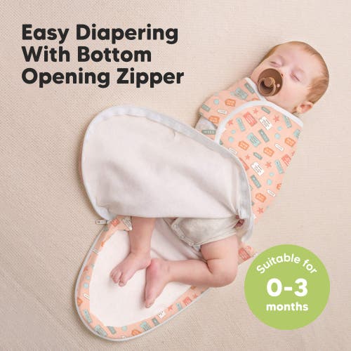KEABABIES KEABABIES 3-PACK SOOTHE ZIPPY SWADDLE WRAP