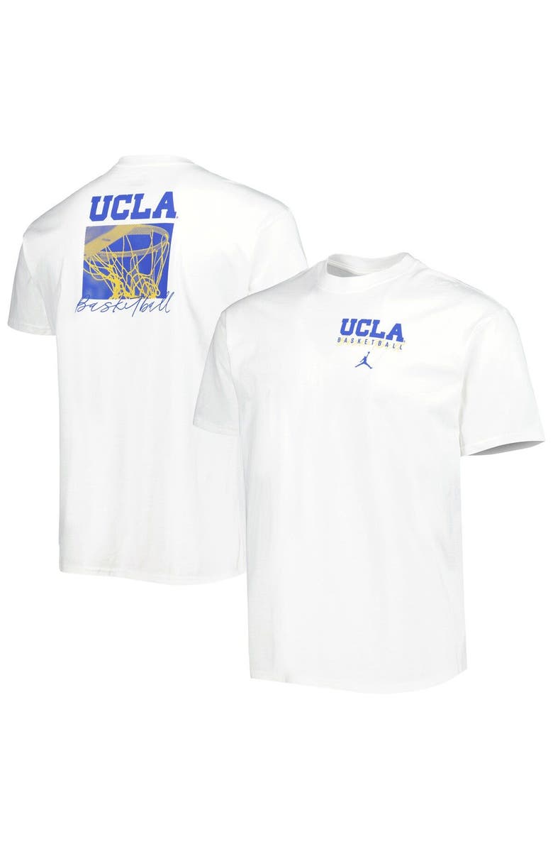Jordan Brand Men's Jordan Brand White UCLA Bruins Basketball Movement Max90 T-Shirt, Alternate, color, 