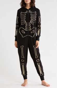 Halloween Glow in the Dark One-Piece Pajamas
