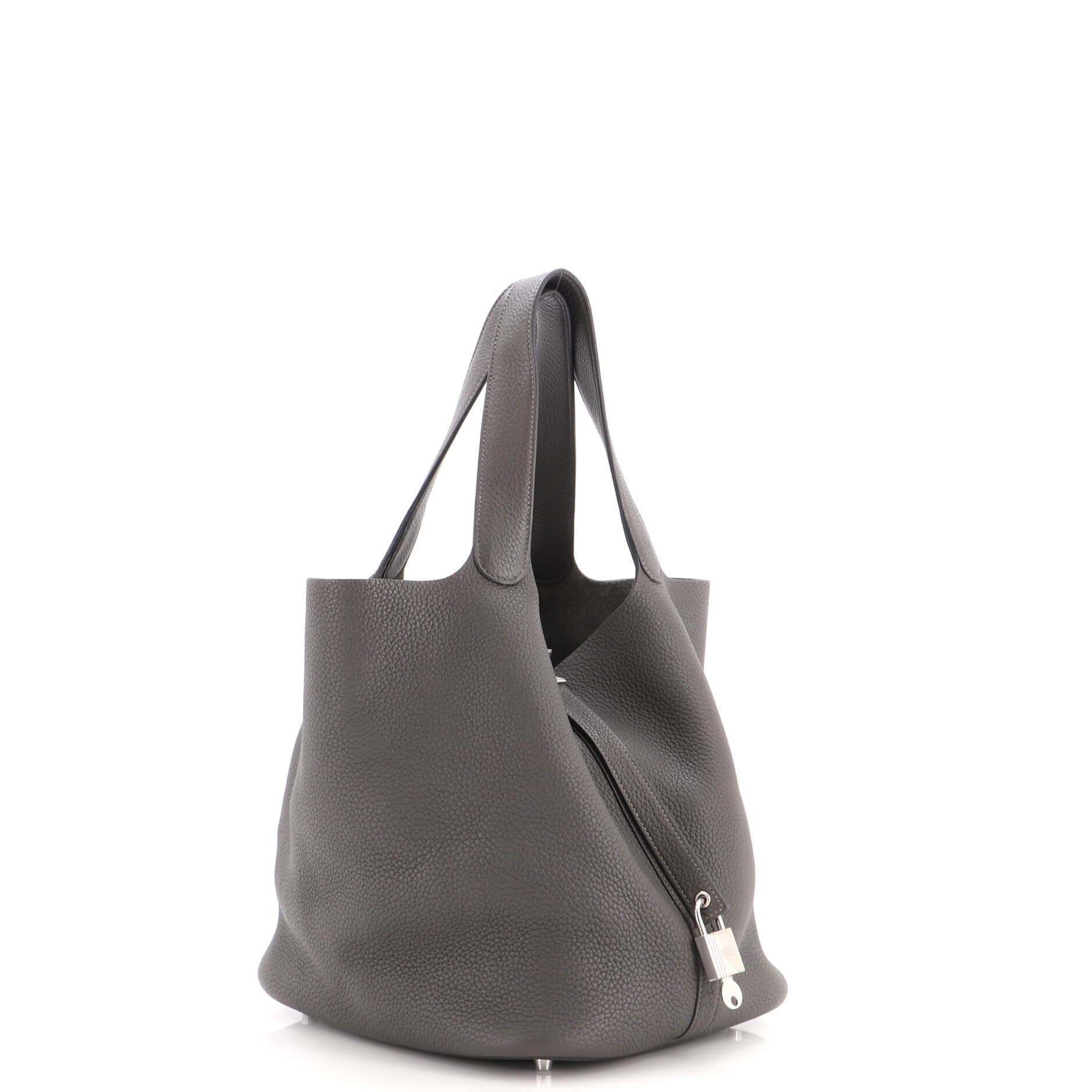 Picotin Lock Bag Clemence GM, Alternate, color, Grey