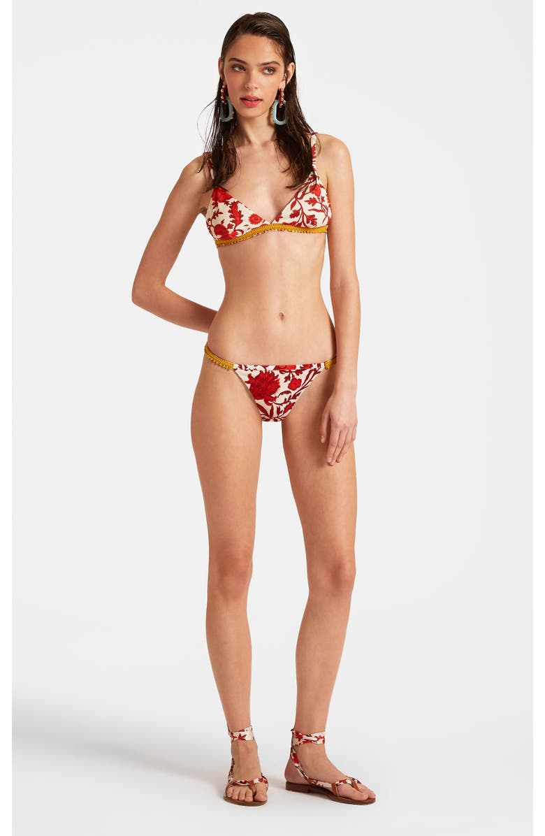 La DoubleJ Fonda Bottom, Main, color, Dragonflower Mini Red