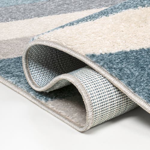 Jonathan Y Retro Rainbow Contemporary Stripe Area Rug