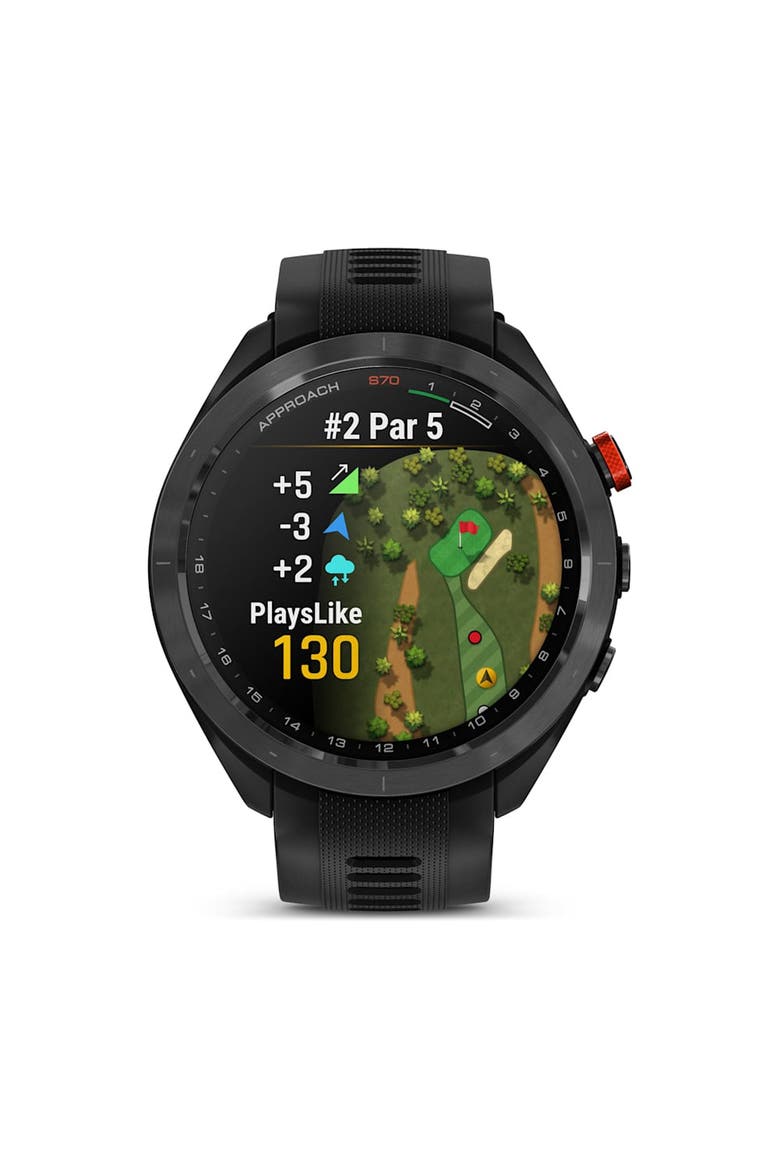 Approach S70, Golf GPS Smartwatch, Alternate, color, Black