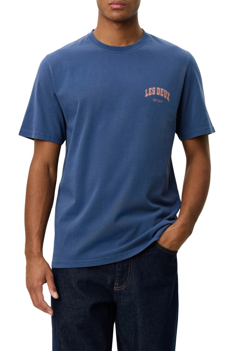 Brady Hoop Graphic T-Shirt, Main, color, DARK DENIM BLUE