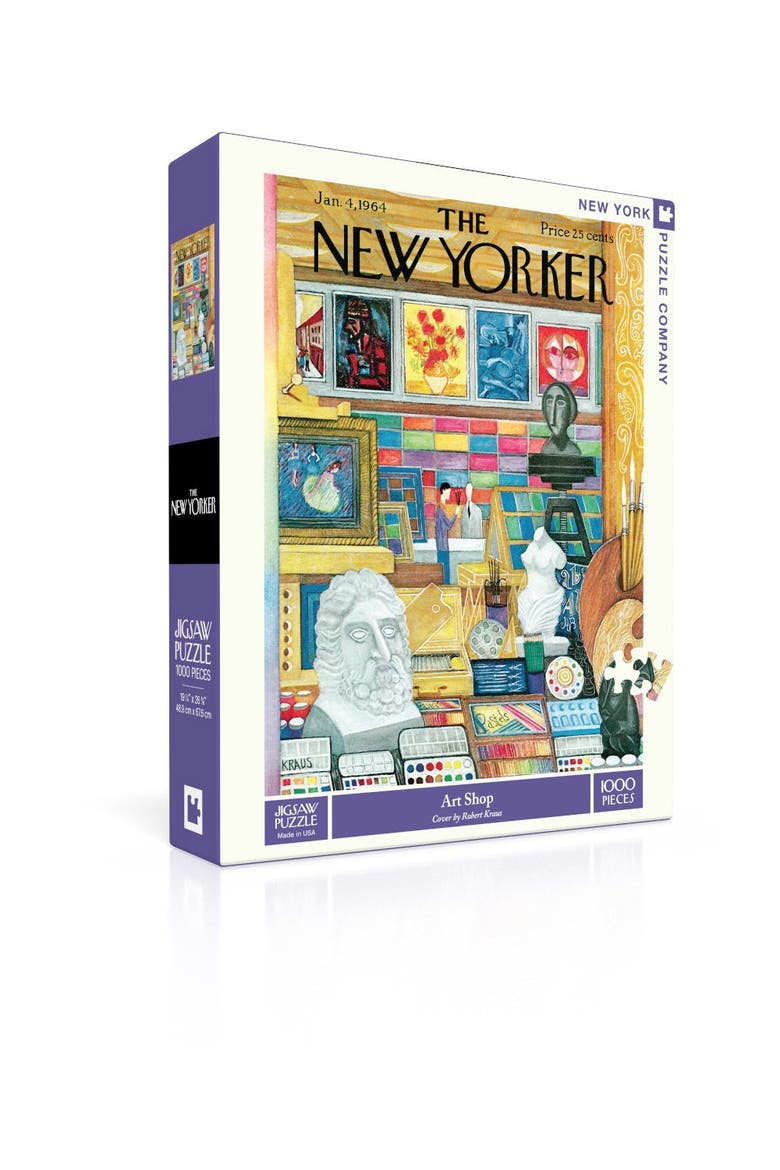 Art Shop 1000 Piece Puzzle, Alternate, color, No Color
