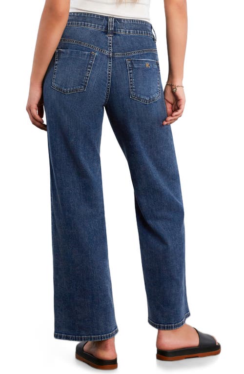 Wash Lab Denim Kellie High Waist Relaxed Straight Leg Jeans In Blue