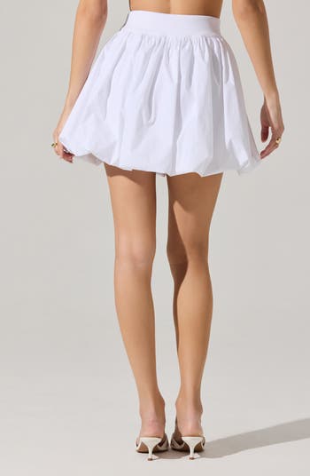 Bubble Hem Miniskirt