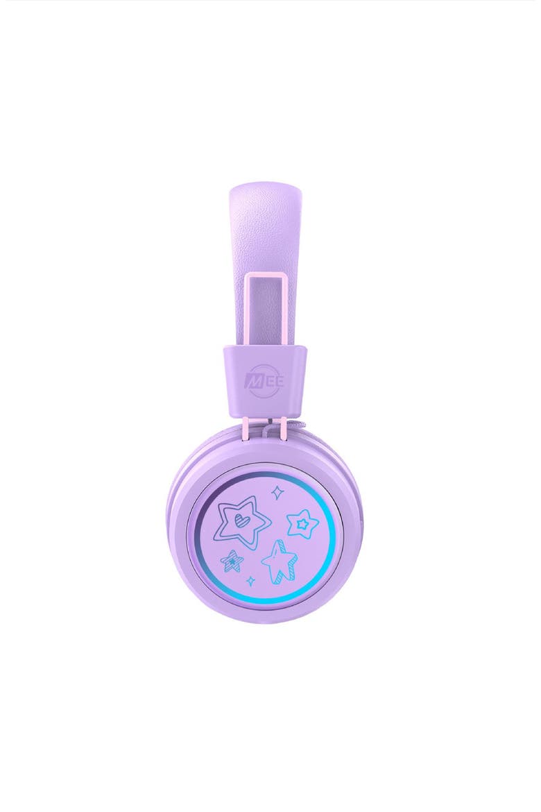 KidJamz KJ55BT Bluetooth Wireless Headphones for Kids w/ LED Lights, Alternate, color, Lavender