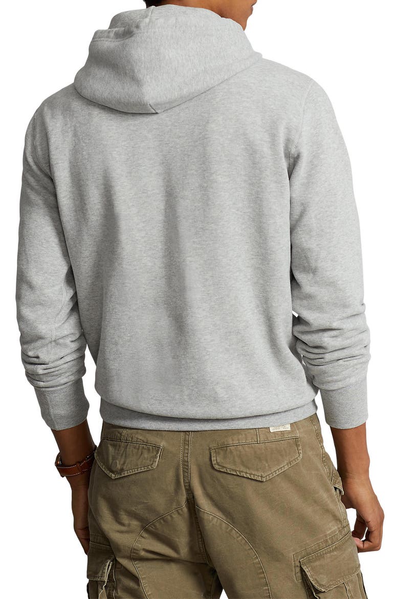 Fleece Hoodie, Alternate, color, ANDOVER HEATHER