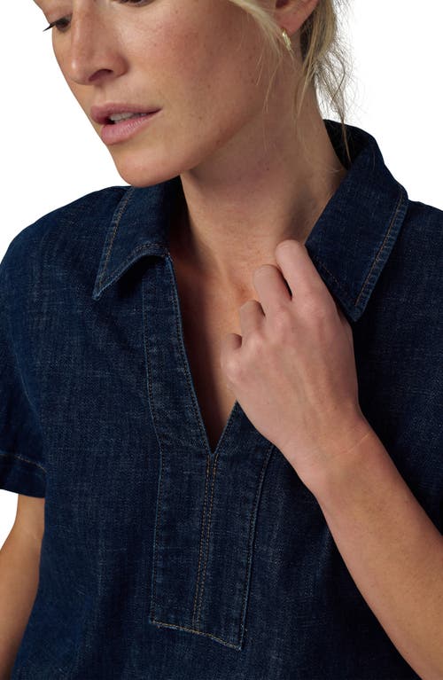 JOE'S JOE'S LILLIAN DENIM POPOVER TOP