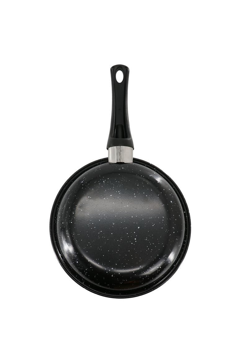 Delhi 8 Inch Round Nonstick Carbon Steel Frying Pan, Alternate, color, White
