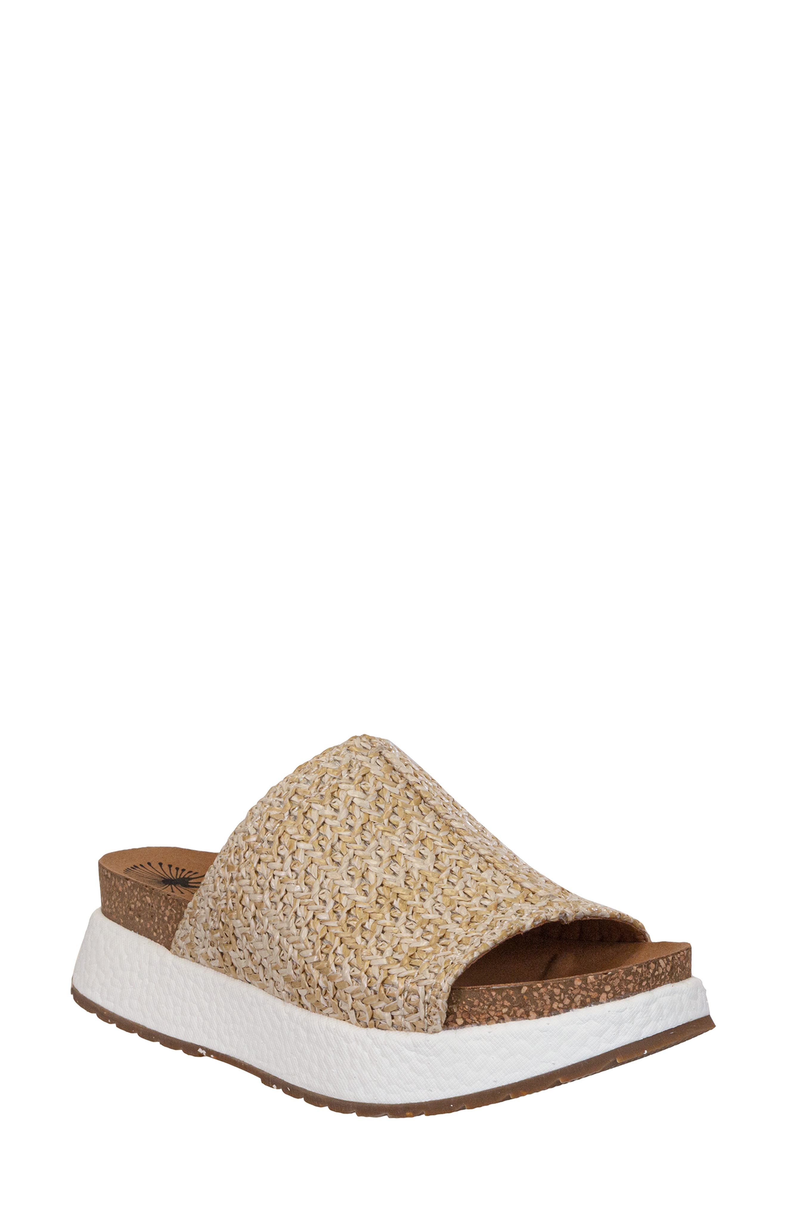 OTBT Wayside Platform Slide Sandal, Main, color, 