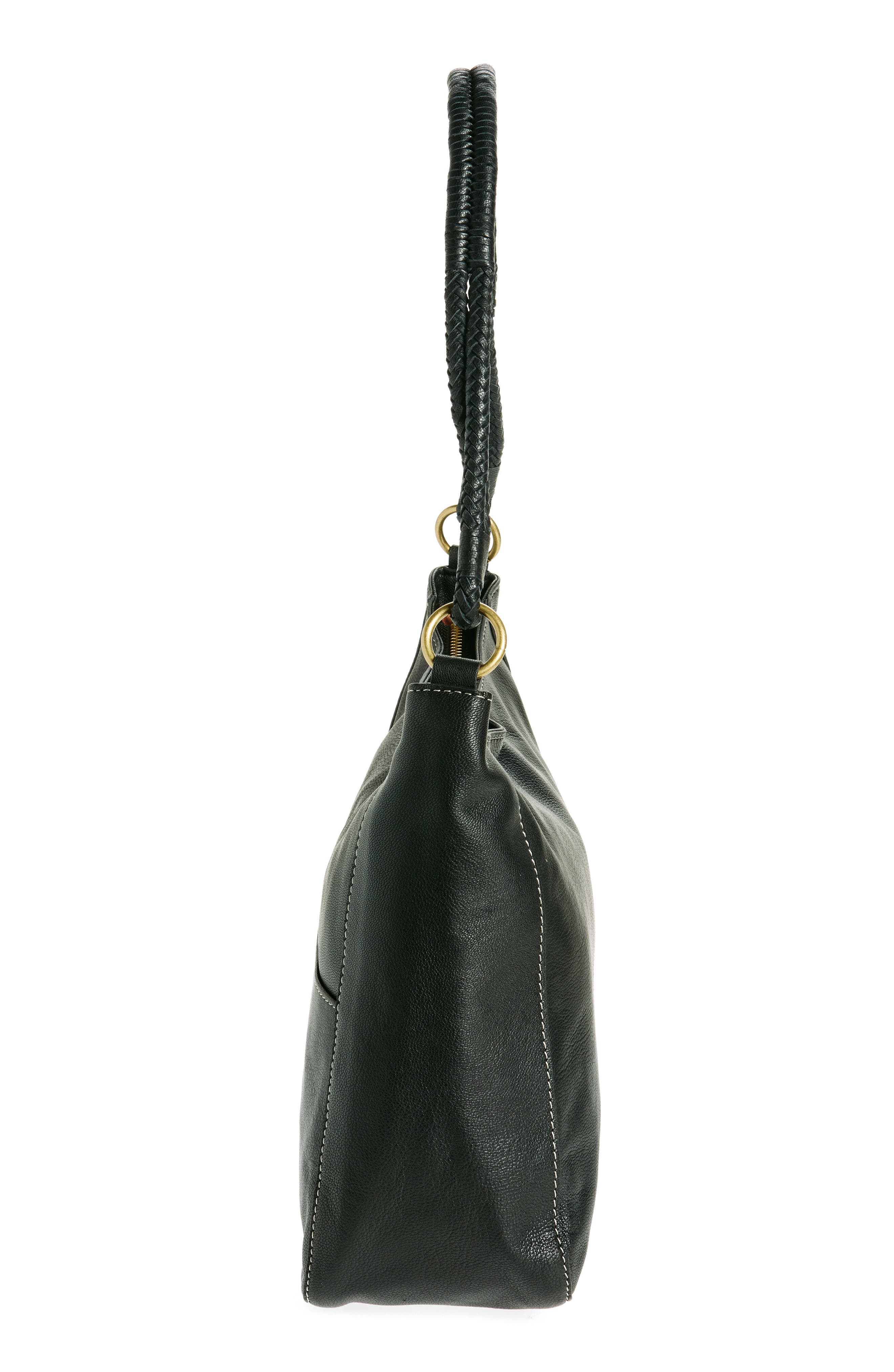 Lucky Brand Tyra Leather Shoulder Bag, Alternate, color, 