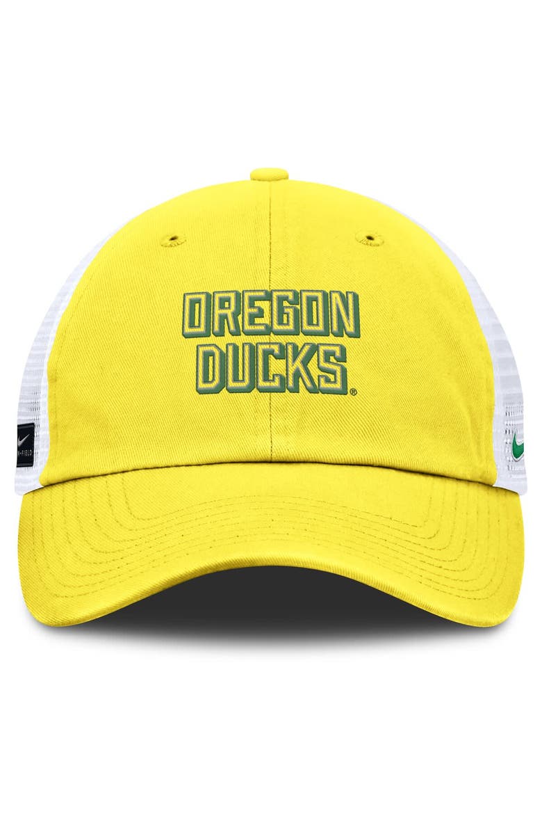 Nike Men's Nike Yellow Oregon Ducks 2025 Gameday On-Field Club Adjustable Trucker Hat, Alternate, color, Yellow