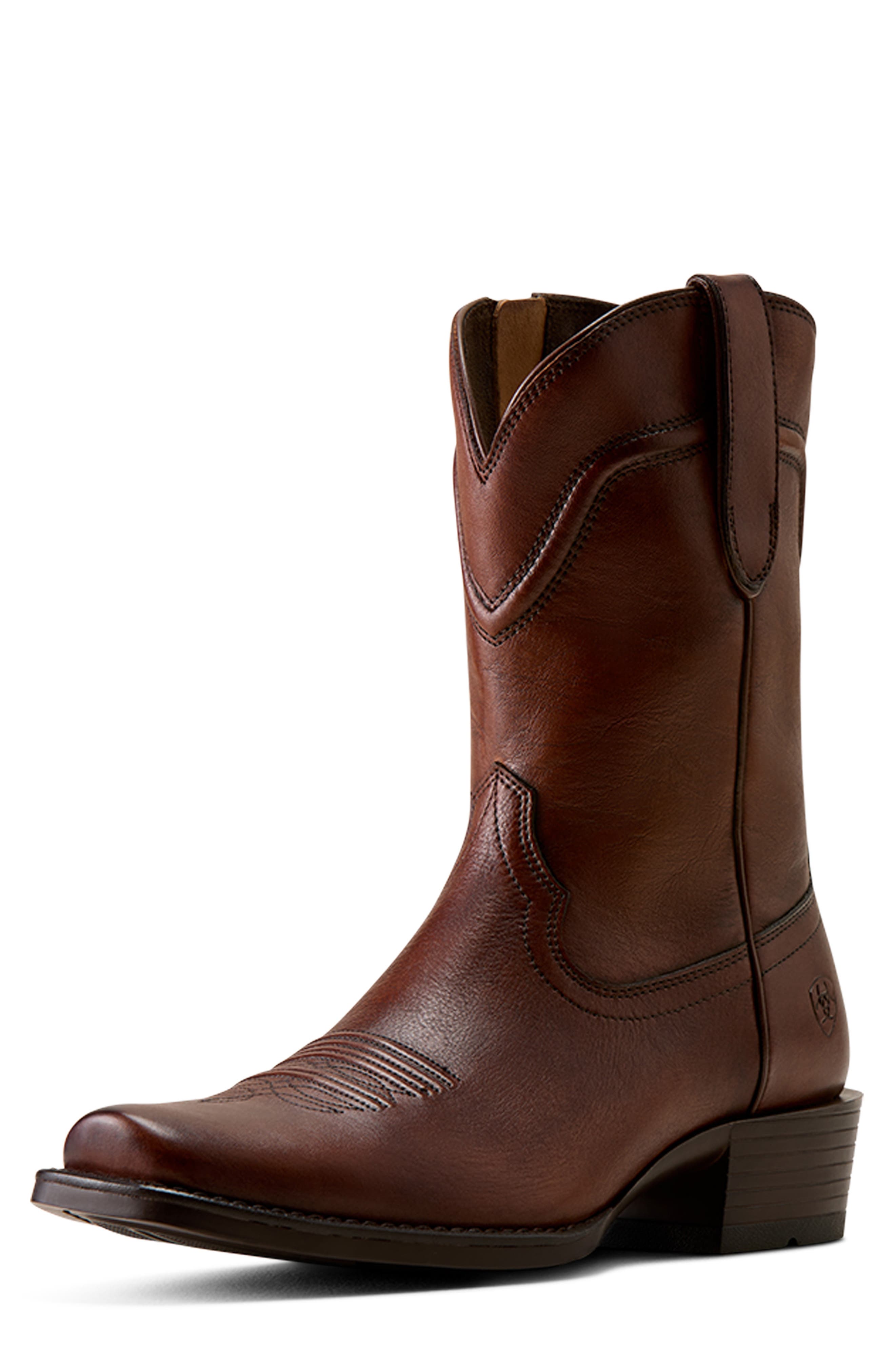 Oliver Narrow Cutter Toe Western Boot, Alternate, color, HONEY BEE