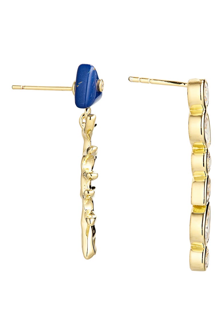 Pescado Mismatched Drop Earrings, Alternate, color, GOLD