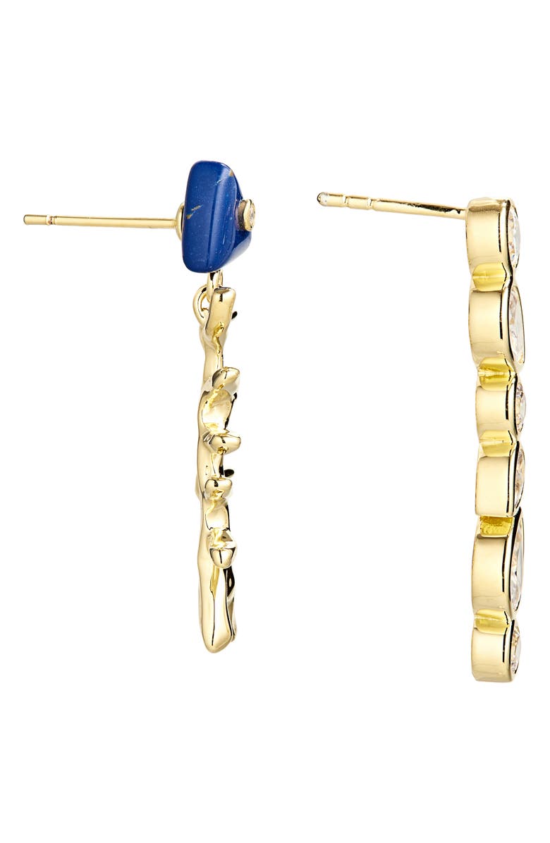 Éliou Pescado Mismatched Drop Earrings, Alternate, color, Gold