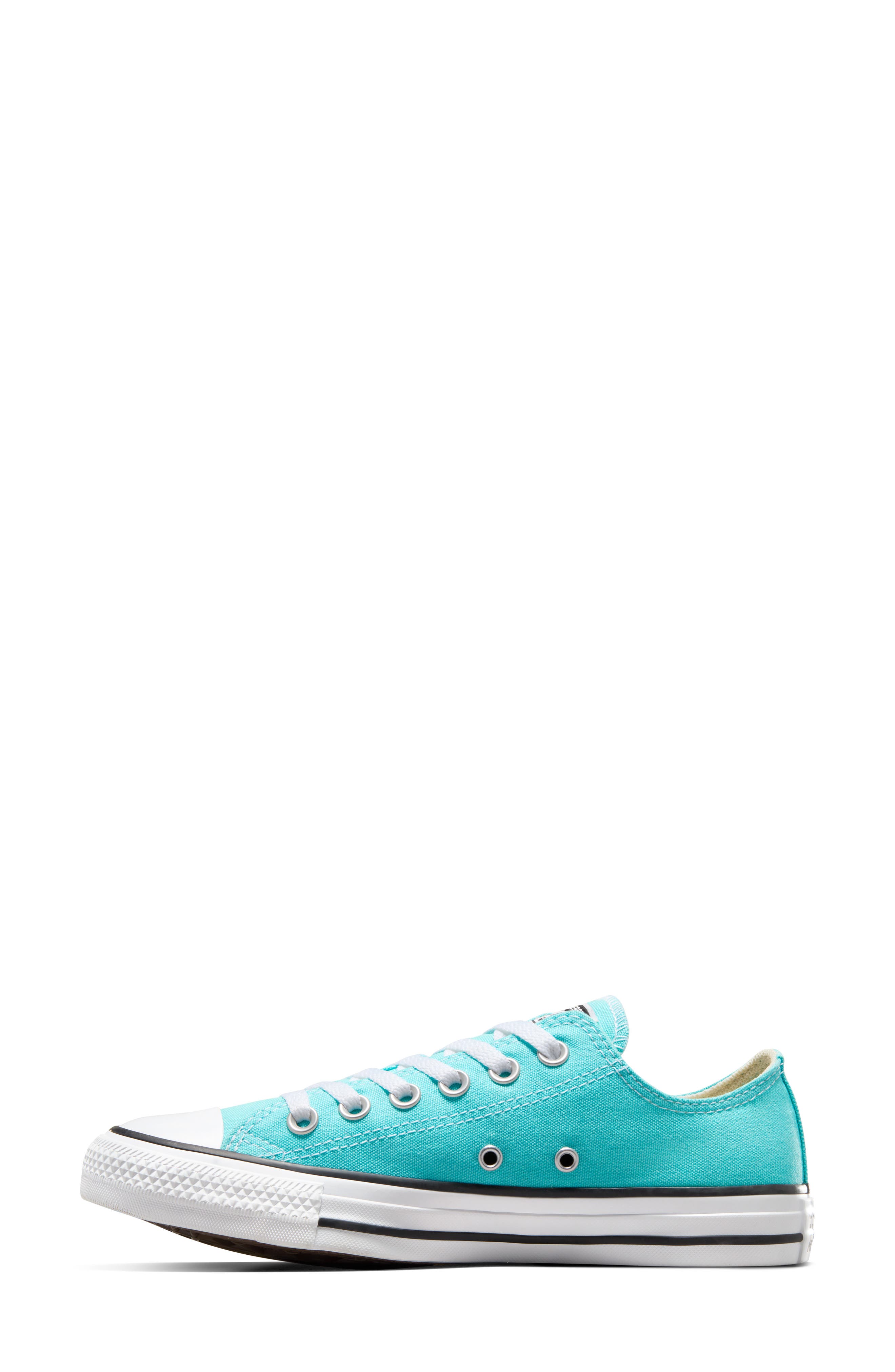 Chuck Taylor® All Star® Low Top Sneaker, Alternate, color, DOUBLE CYAN