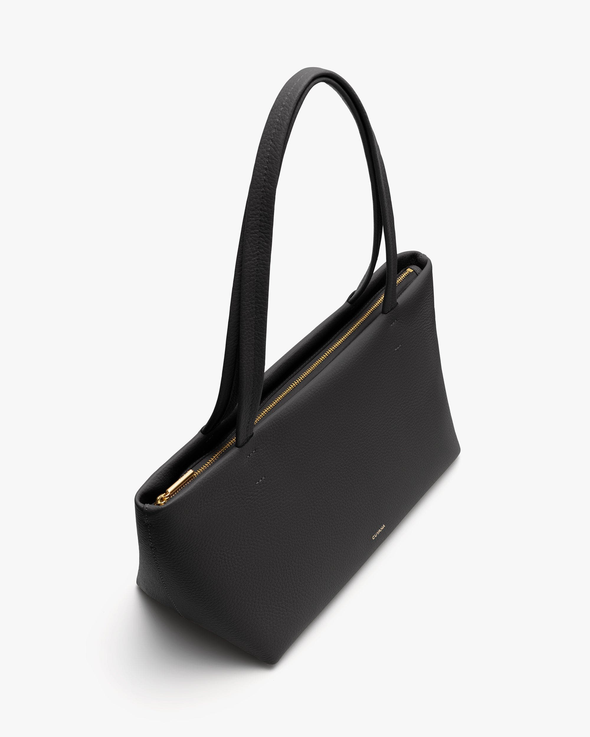 Cuyana East West Easy Tote, Alternate, color, Black