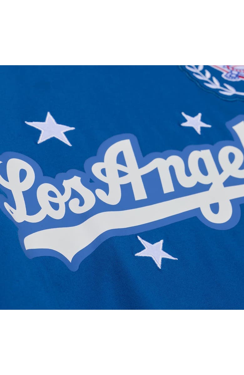 Mitchell & Ness Women's Mitchell & Ness Royal Los Angeles Dodgers Pep Rally Cropped Boxy T-Shirt, Alternate, color, Royal