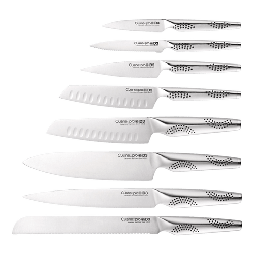 Cuisine::pro ® Id3® The Egg Knife Block 9 Piece In Silver