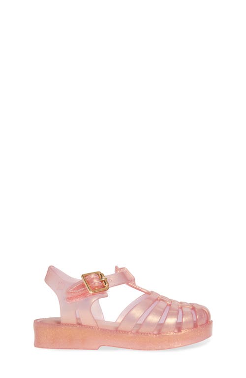 Melissa Kids Mini Posses Sandal In Pearly Pink