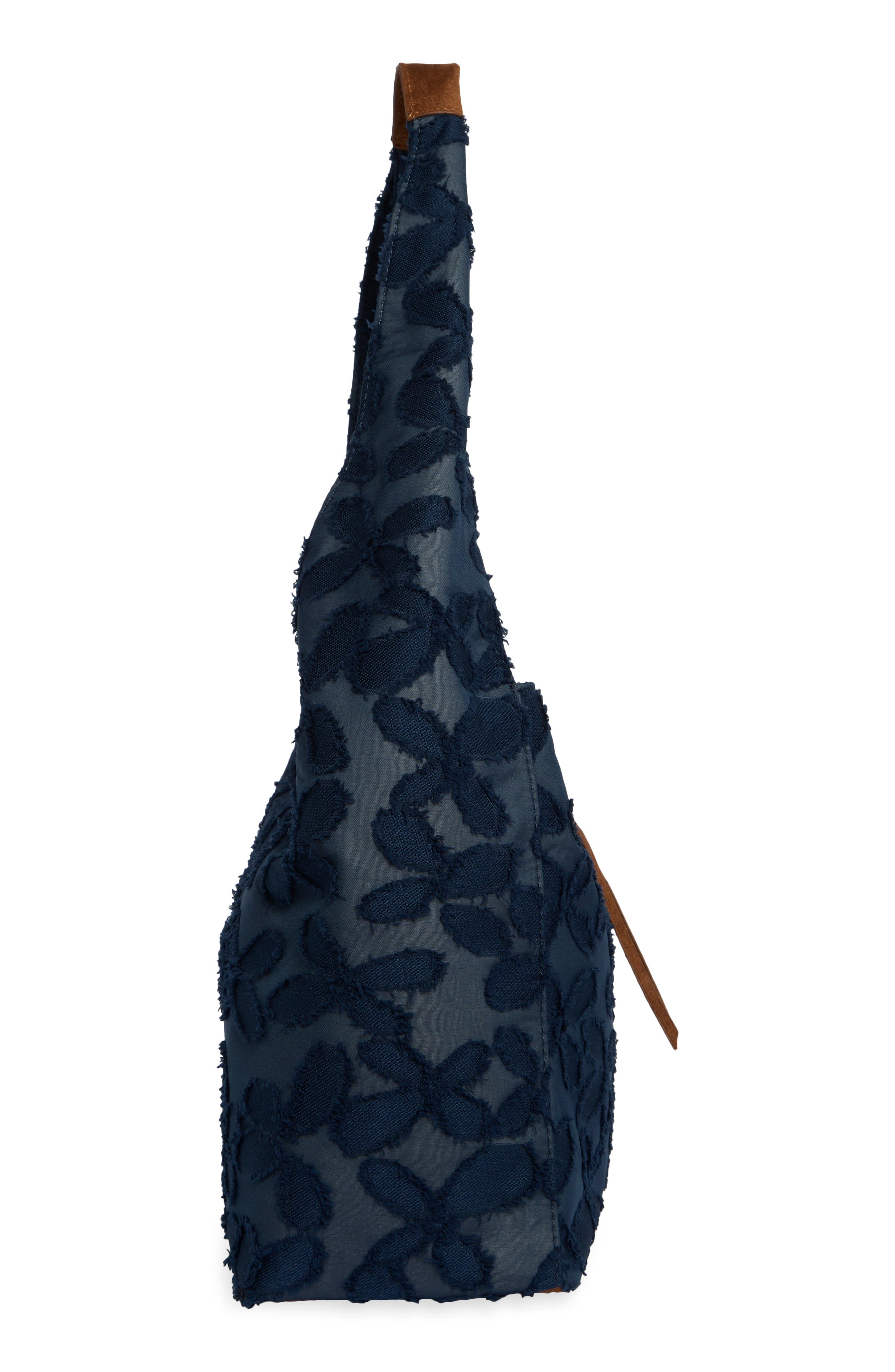 Clem Floral Hobo, Alternate, color, NAVY HONEY TAN FLORAL SUEDE