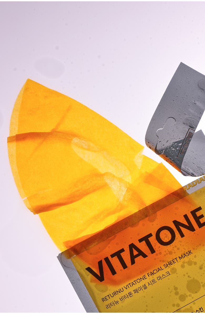 Returnu Vitatone Facial Sheet Mask, Alternate, color, NO COLOR