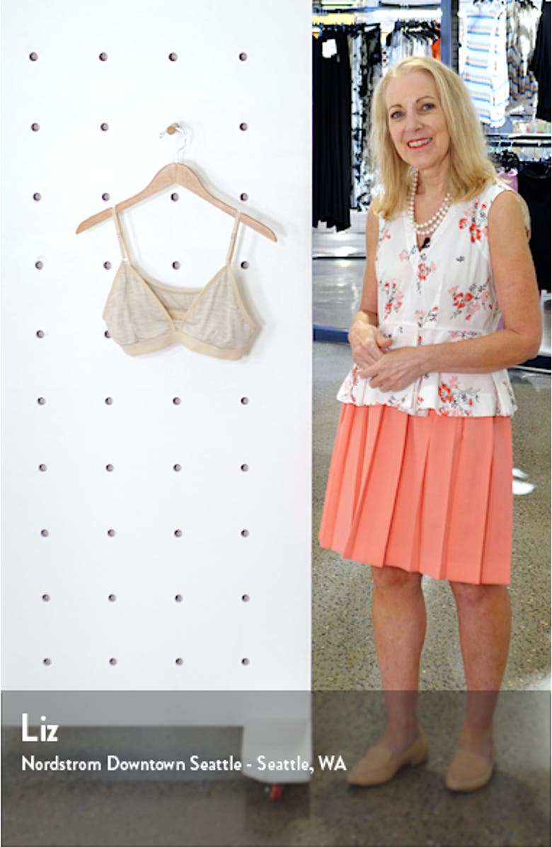 Siren Wool Blend Bralette, sales video thumbnail