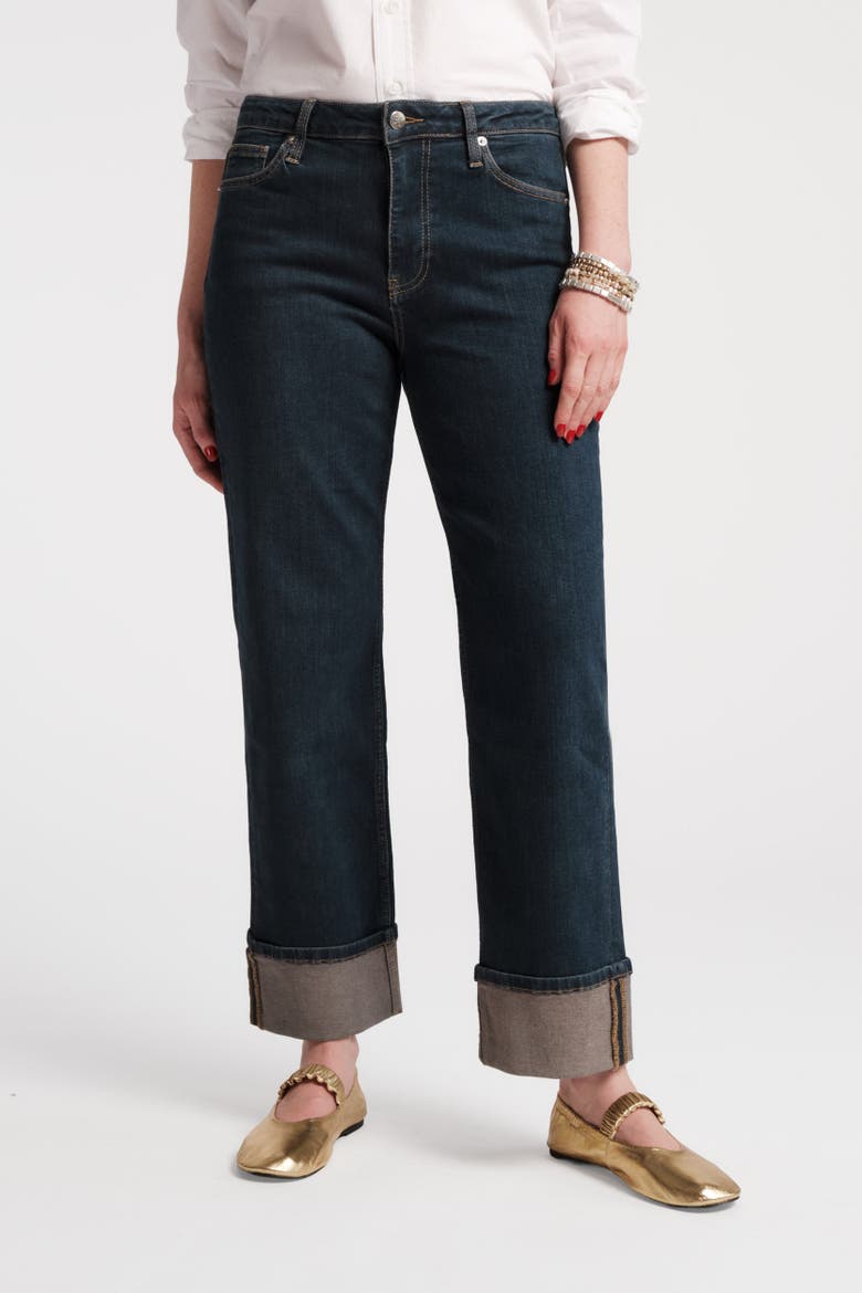 Smarty Cuffed Jean, Main, color, Denim