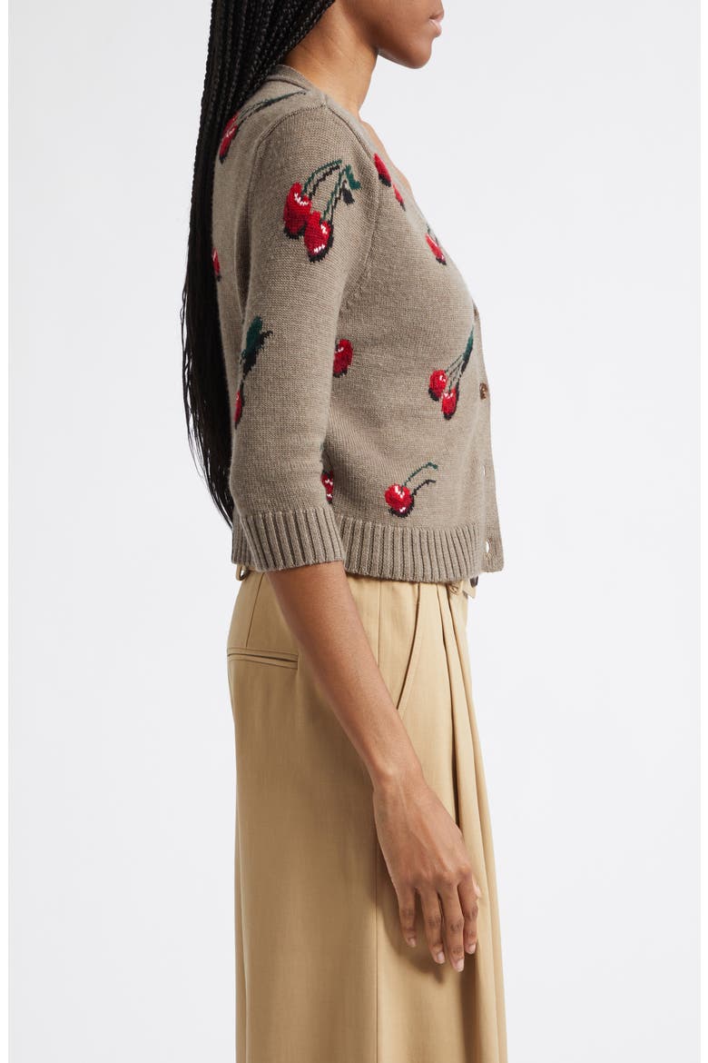 Mini Cherry Wool Twinset, Alternate, color, SAND