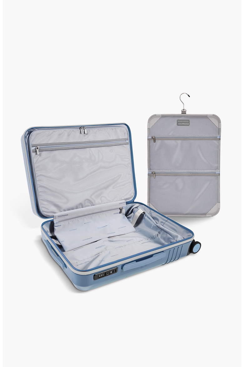 Check-In Luggage, Alternate, color, Slate Gloss / White Trim