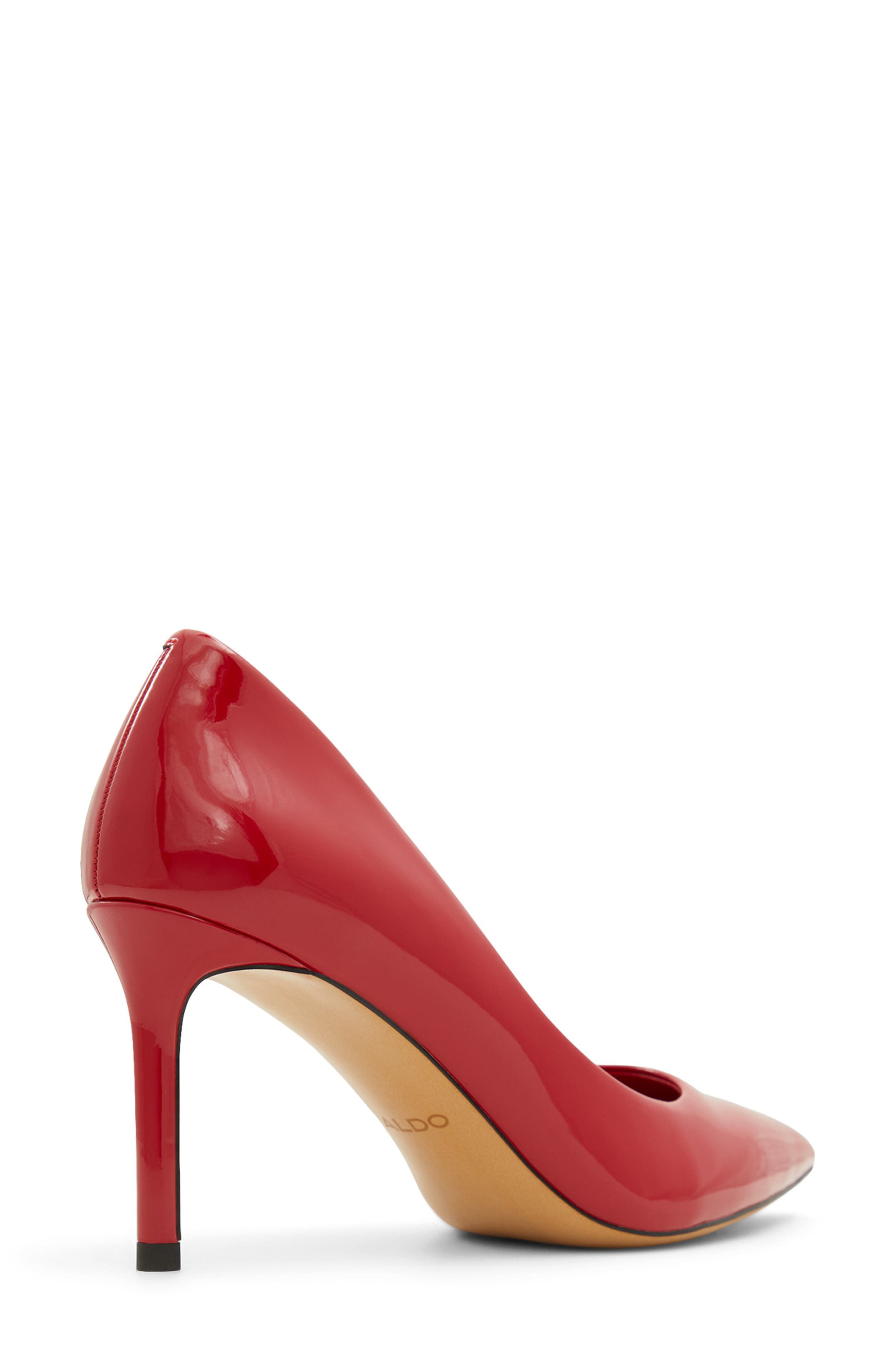 Stessy Pointed Toe Pump, Alternate, color, RED