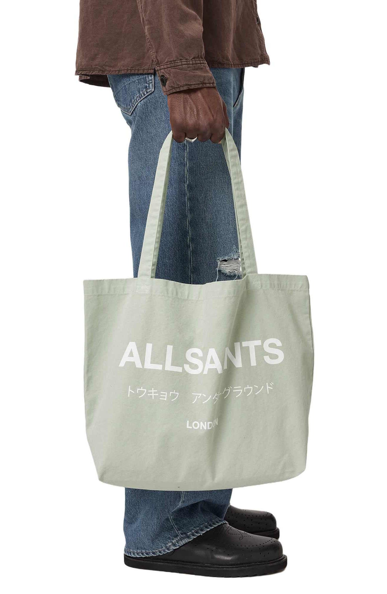 AllSaints Underground Tote, Alternate, color, Powdered Green
