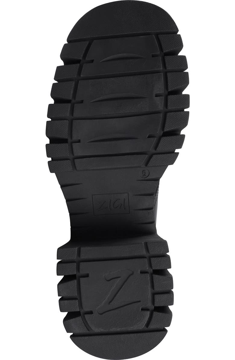 ZIGI Josanna Lug Sole Platform Bootie, Alternate, color, Blk Leathe
