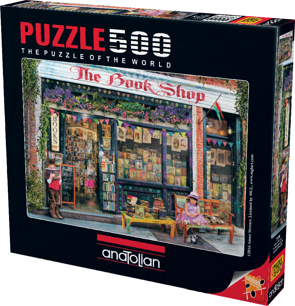 Anatolian The Bookshop Kids 500 piece Jigsaw Puzzle for Adults in Multicolor 