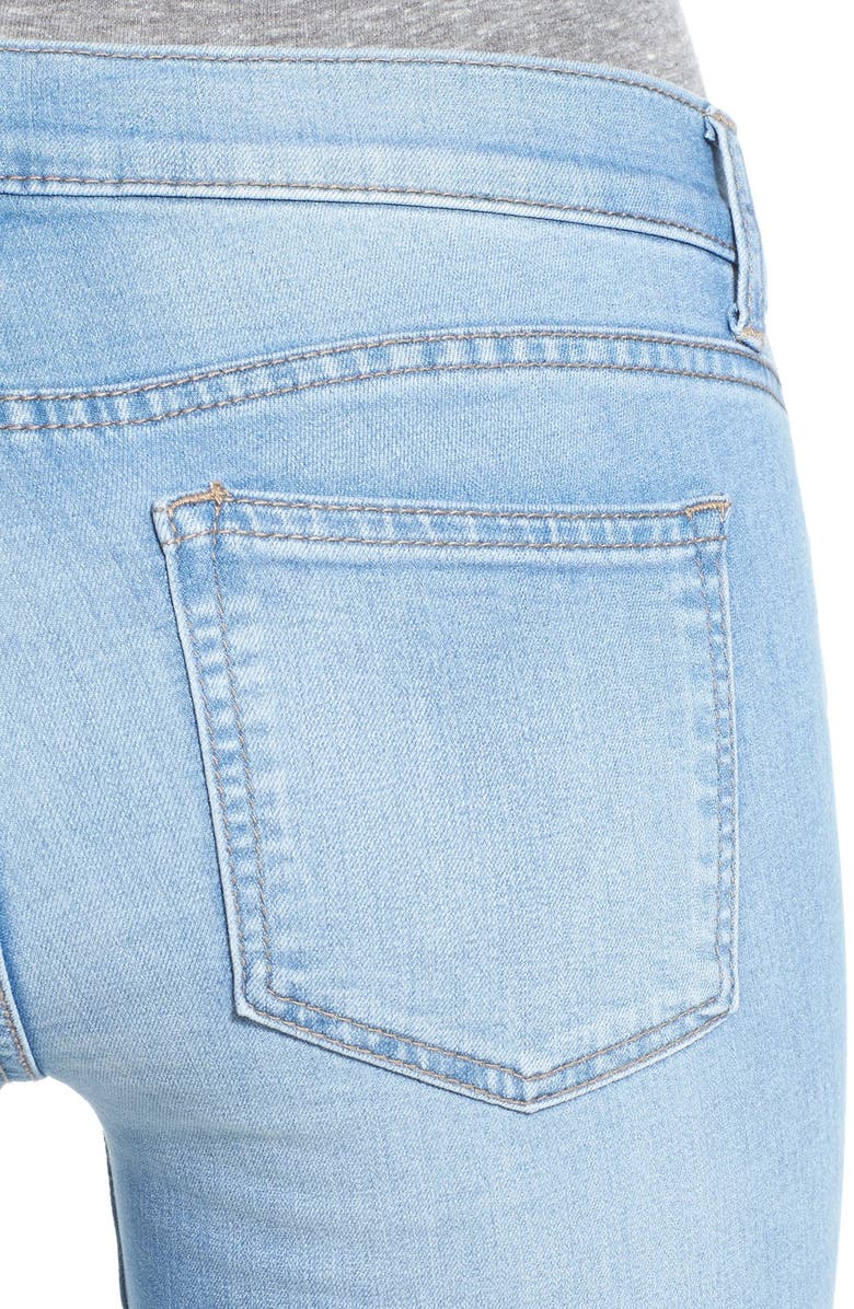 SP Black Destroyed Skinny Jeans, Alternate, color, 