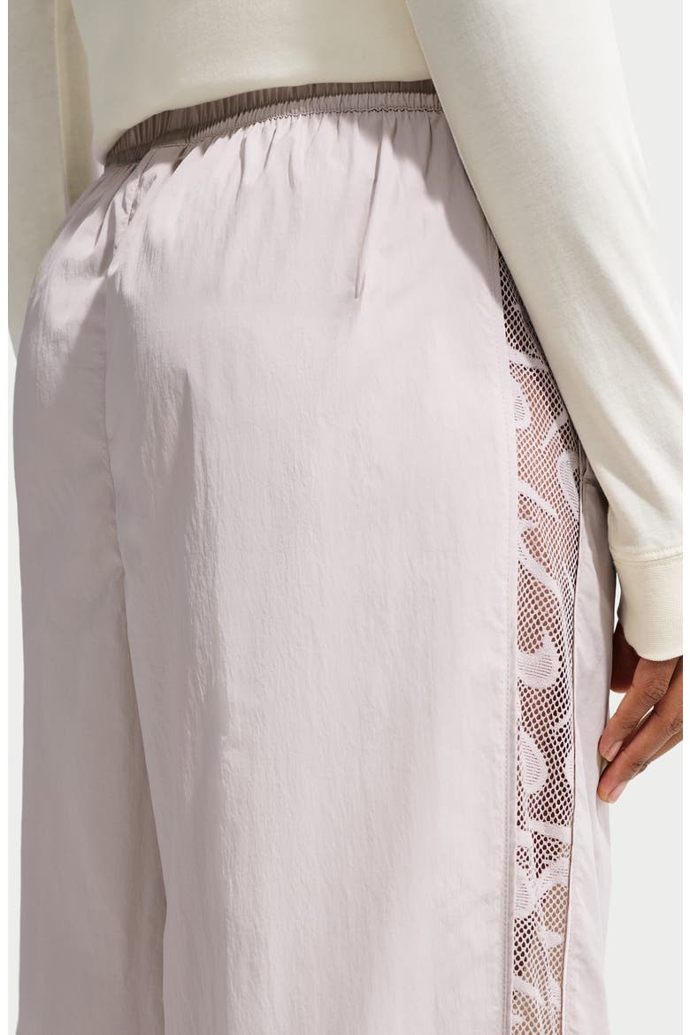Wide Leg Track Pants, Alternate, color, CREAM II/ CREAM II/ WHITE