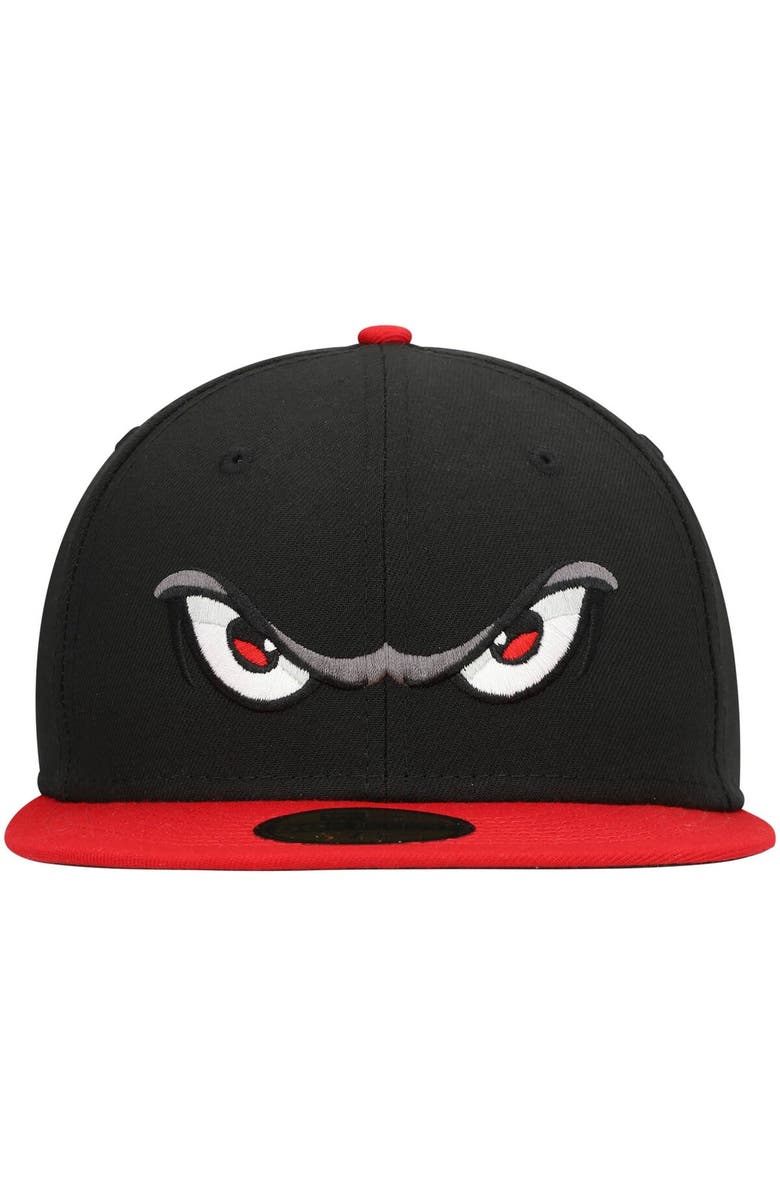 New Era Men's New Era Black Lake Elsinore Storm Authentic Collection Team Home 59FIFTY Fitted Hat, Alternate, color,