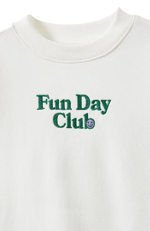 Cotton On Kids Kid's Sammy Oversized Crew In White