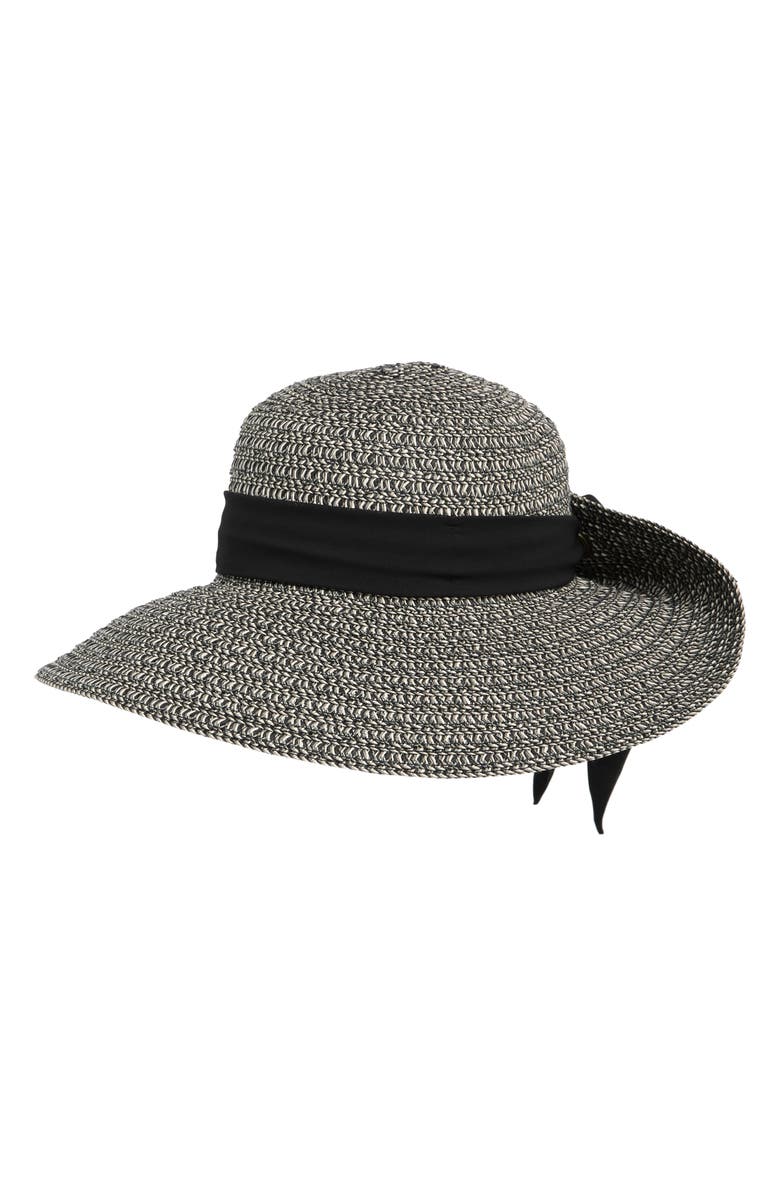 Nine West Scarf Flip Floppy Hat, Main, color,