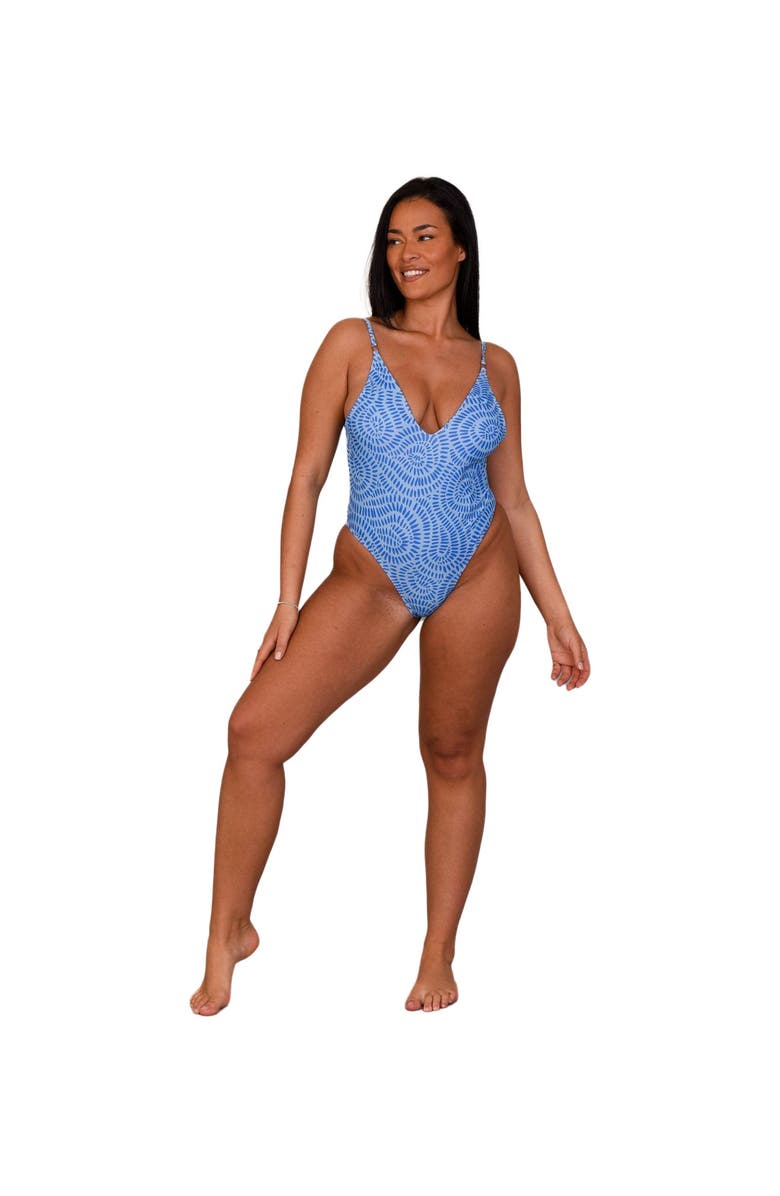OOSC Moroccan Dream Women's Swim Suit, Main, color, Blue
