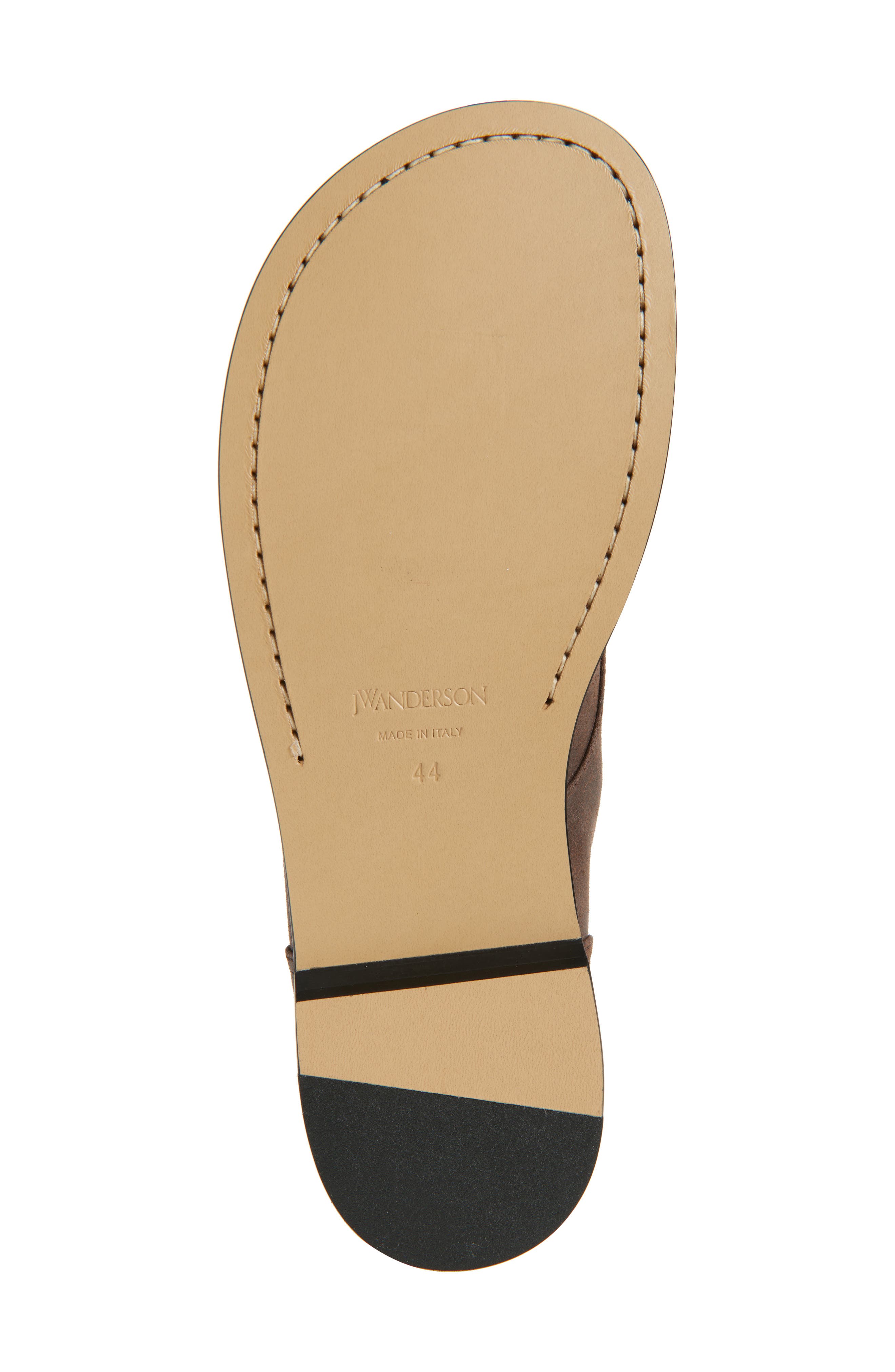 JW Anderson Loafer Lace-Up Boot, Alternate, color, Deep Walnut 631