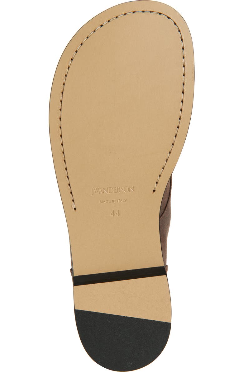 JW Anderson Loafer Lace-Up Boot, Alternate, color, Deep Walnut 631