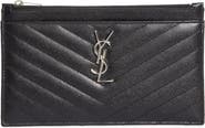 Saint Laurent Monogram Matelassé Leather Pouch
