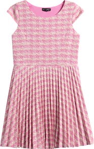 Ava & Yelly Kids' Pleated Skater Dress